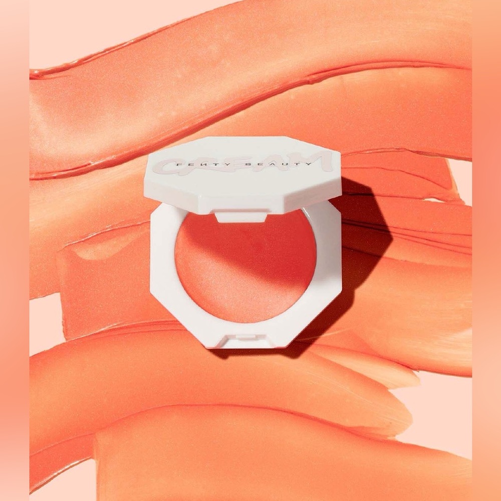 Fenty Beauty Cheeks Out Freestyle Cream Blush in Peach Face